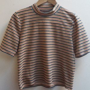 Texture and Thread Madewell Mockneck Top